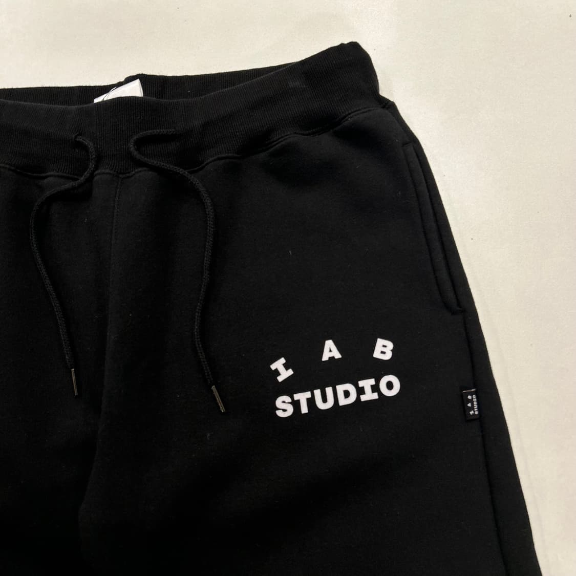 [L] IAB STUDIO 블랙 스웻 트레이닝 바지 팬츠 상품이미지3