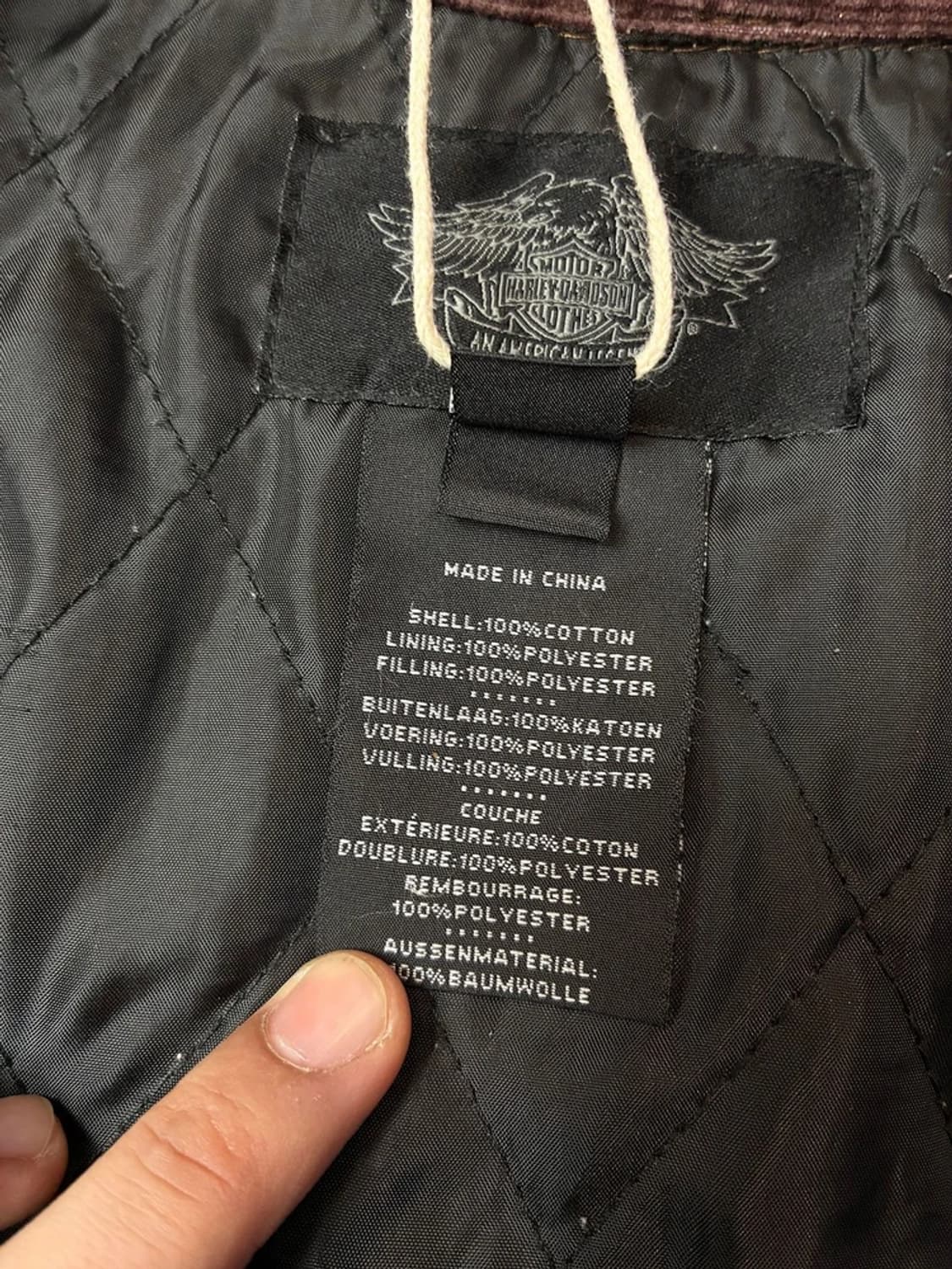 할리데이비슨 00s 버튼 업 누빔 플란넬 셔츠 PN5239 상품이미지9