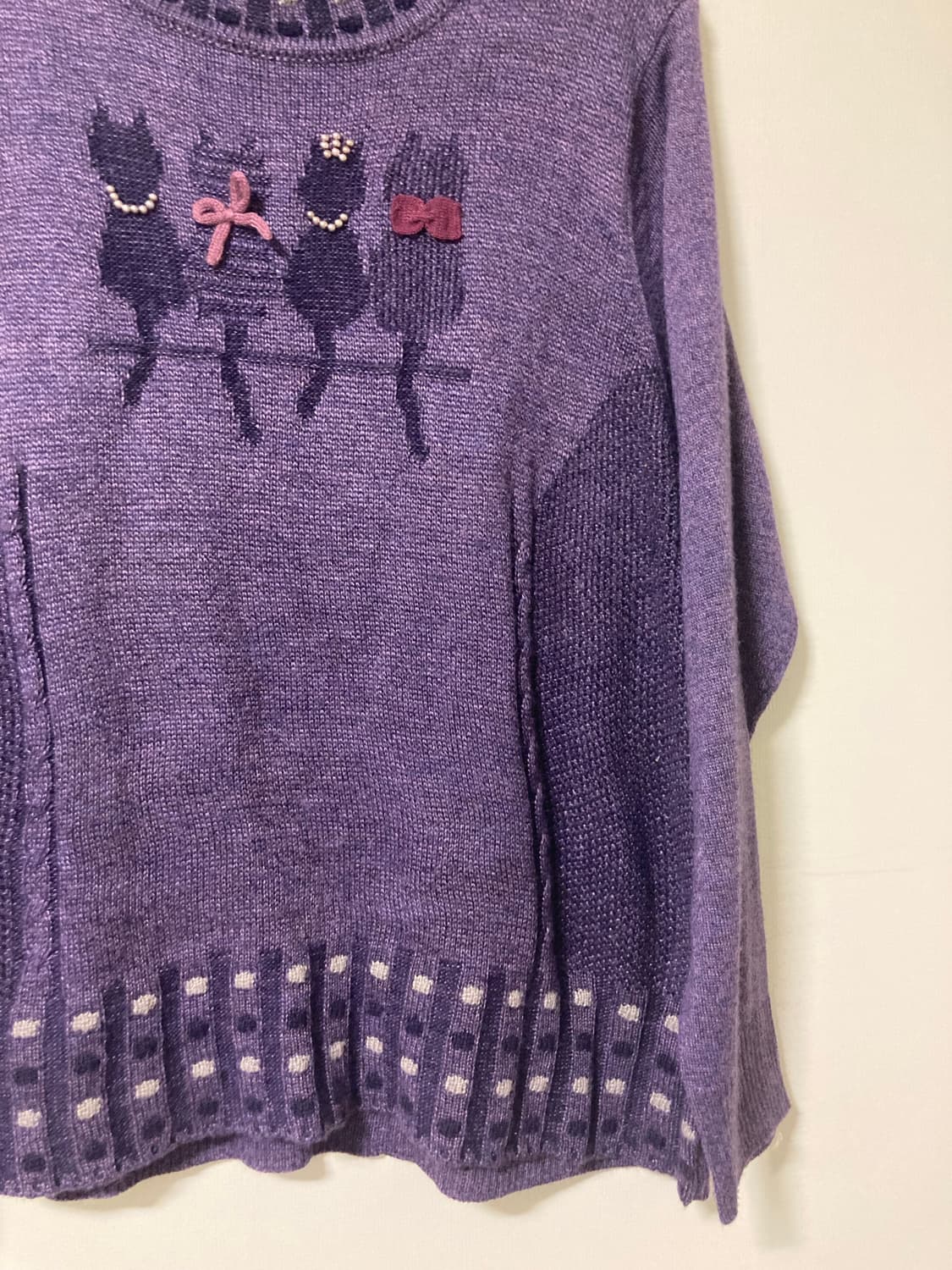 고얌미 포도 니트 상품이미지3