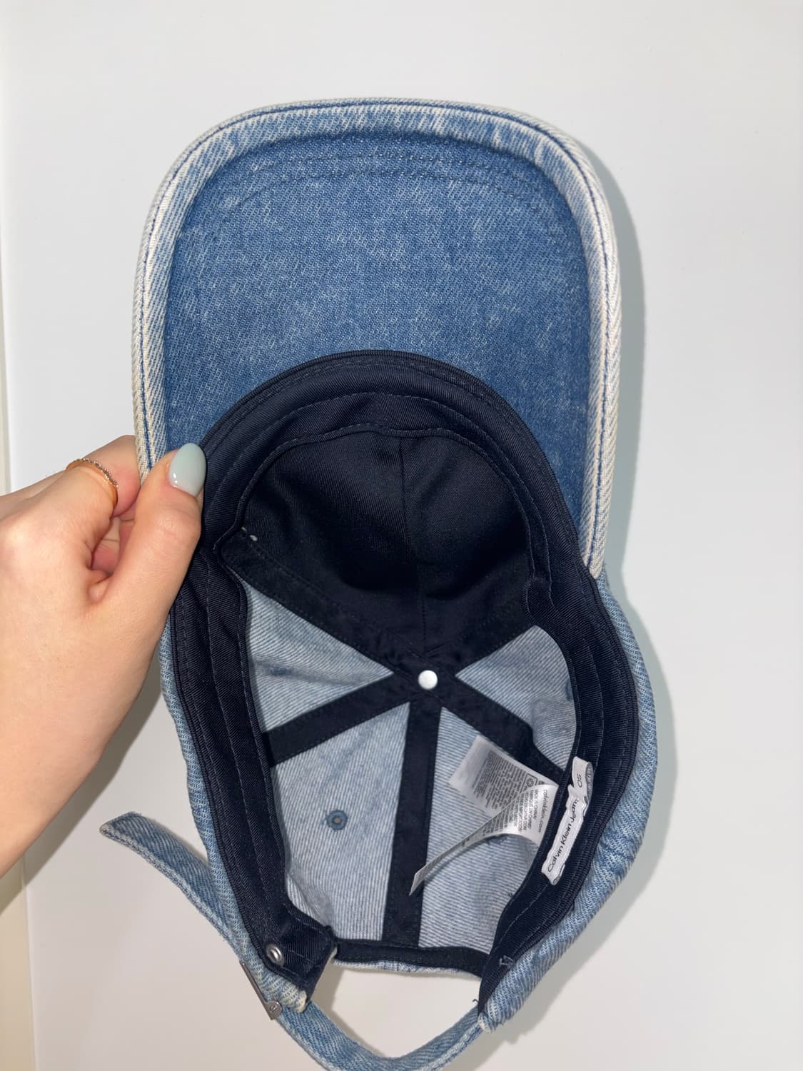 캘빈클라인 데님 볼캡 상품이미지4