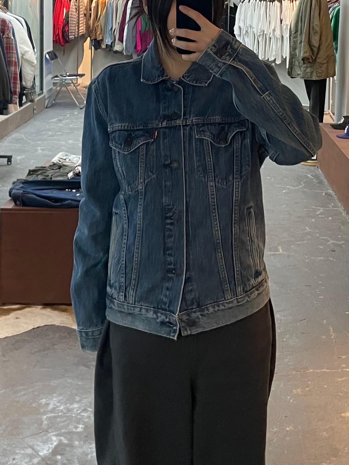 리바이스 카모플라주 베트윙 로고 데님 트러커 자켓 H2140 상품이미지2