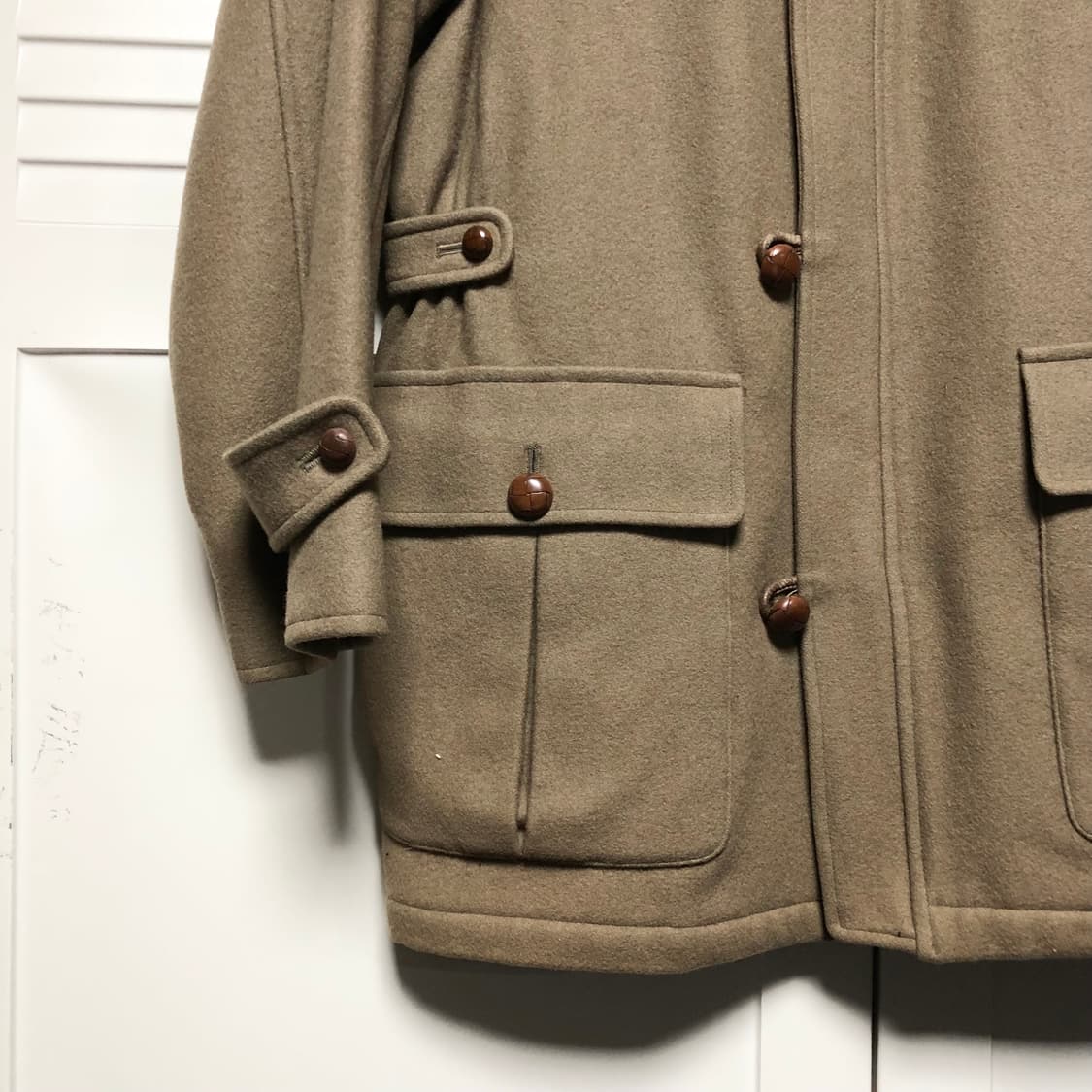 버버리 울 코트 자켓 모직 남성용 상품이미지3