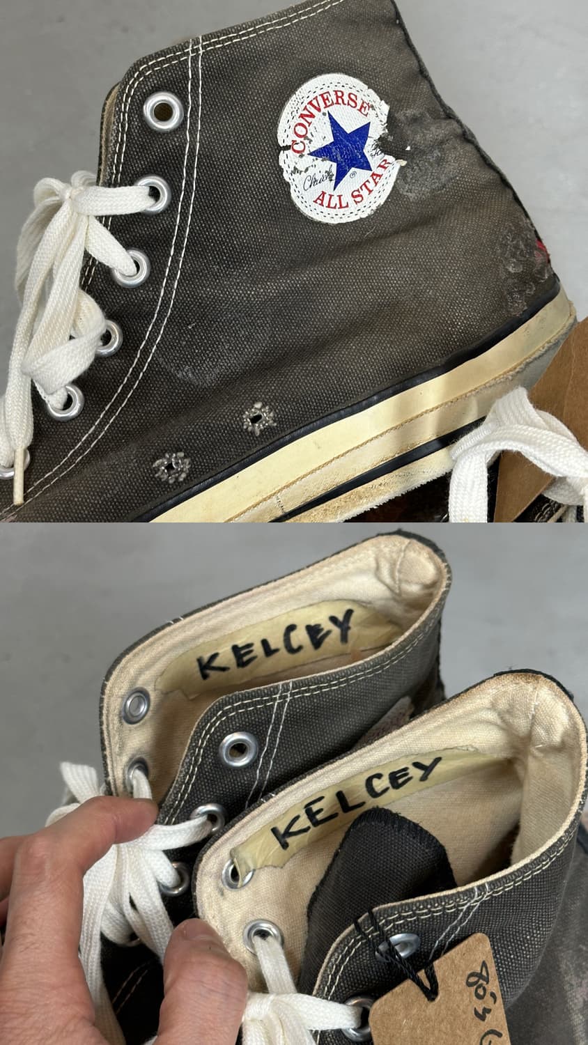 80’s OG USA 컨버스 척테일러 블랙 사이드 스티치 상품이미지8