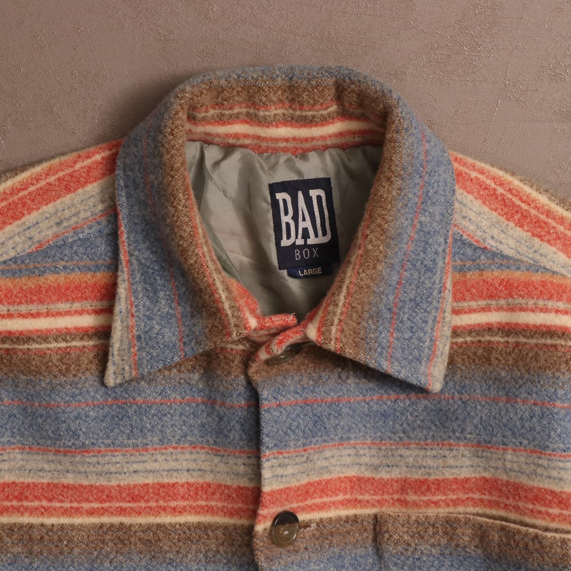 90's 배드보이 에스닉 울 하프코트 A1413 상품이미지2