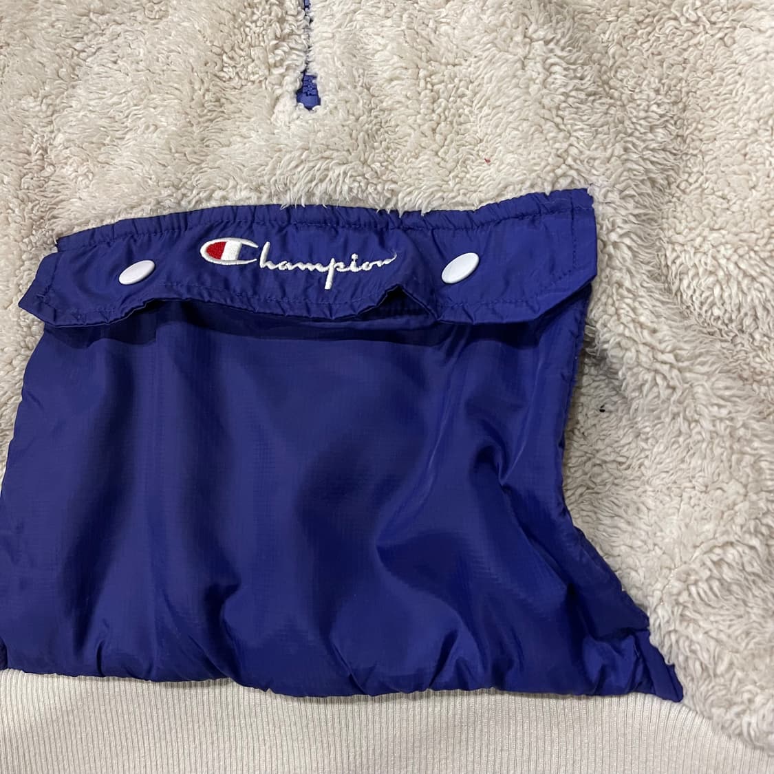 Champion 보아털 후드 집업 아노락 상품이미지6