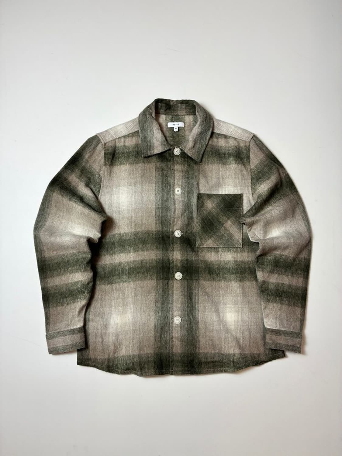 리스 REISS 옴므 플란넬 울 블렌드 체크 셔츠 PN8466 상품이미지1