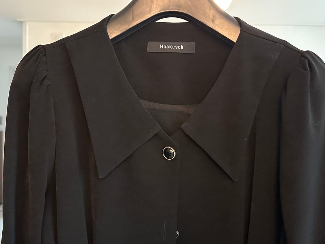 하케쉬 블랙 롱원피스 하객룩 상견례룩 출근룩 상품이미지7