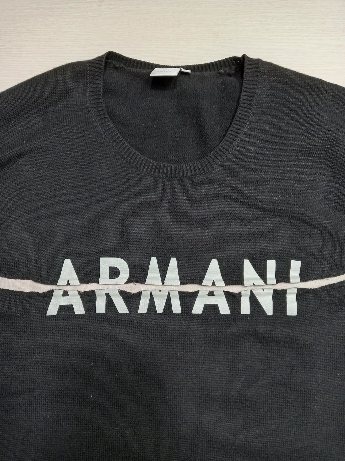 L100 A/X HongKong 라운드 스웻셔츠 블랙 L-688 상품이미지4