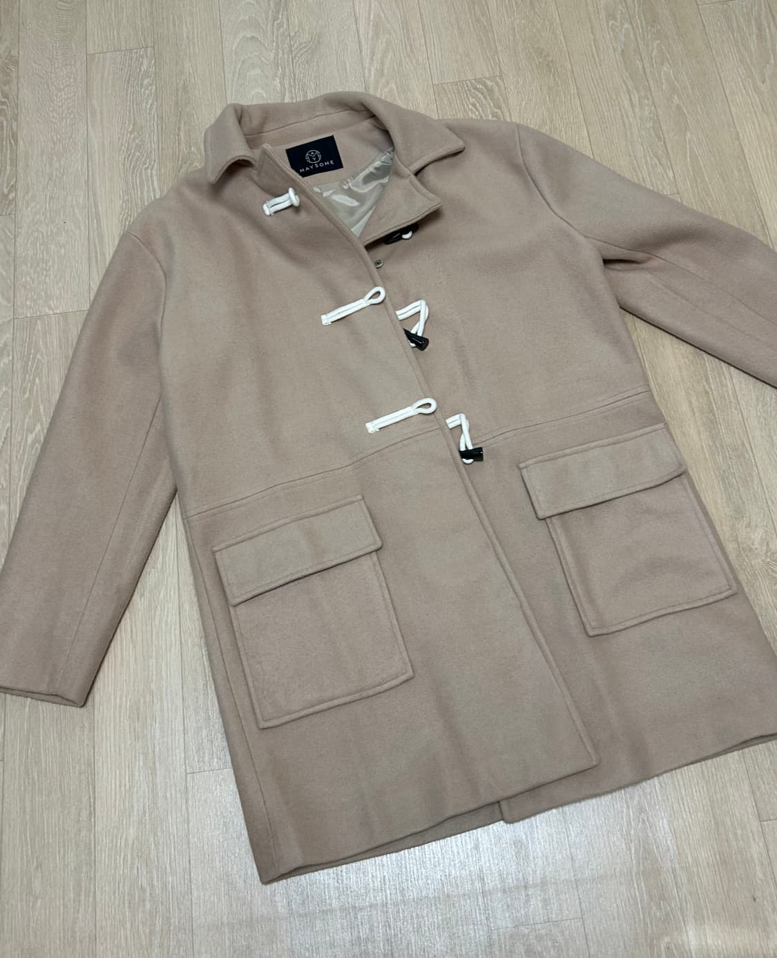 (새상품)떡볶이 코트 베이지 상품이미지1