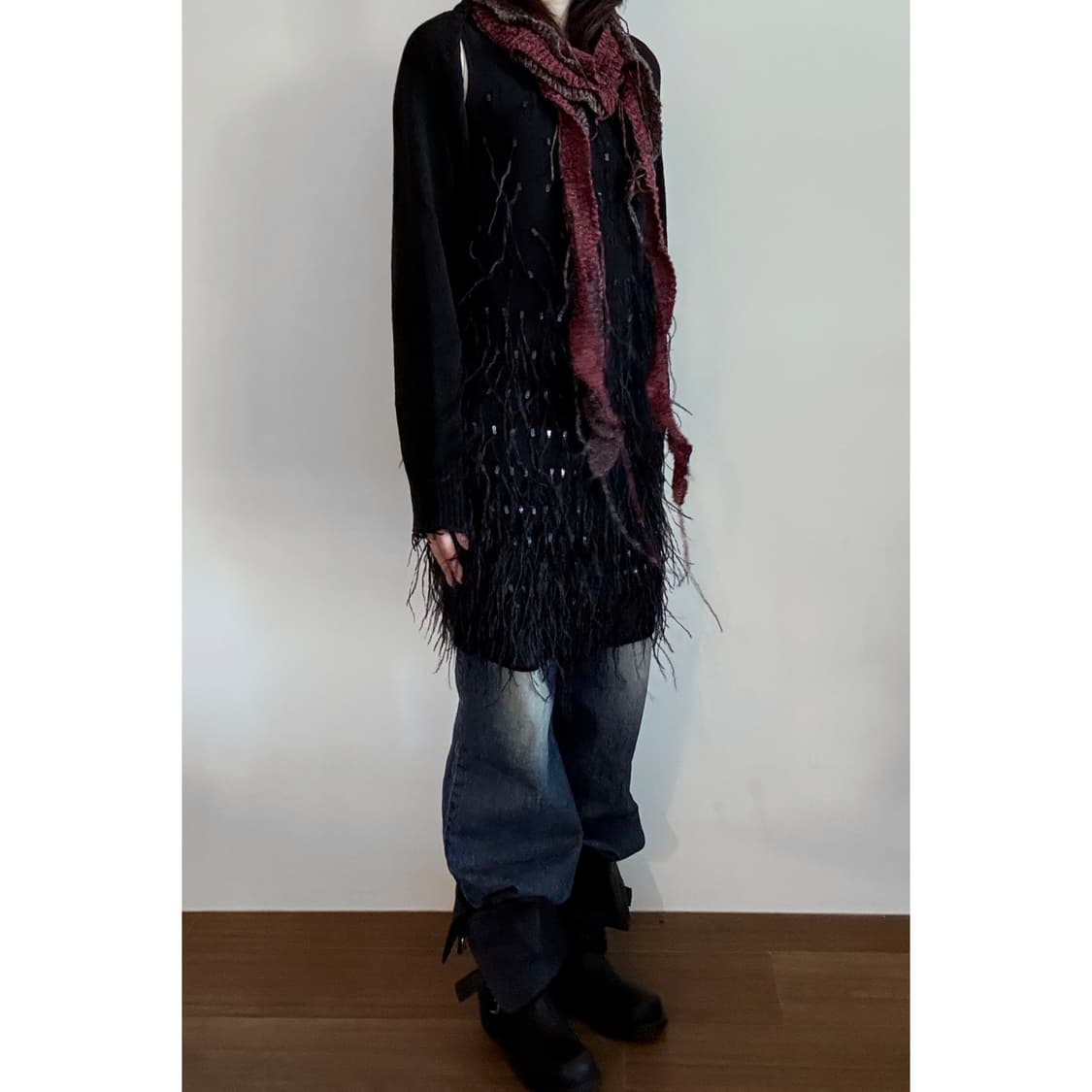 Talbots Feather-Trimmed Dress 상품이미지2