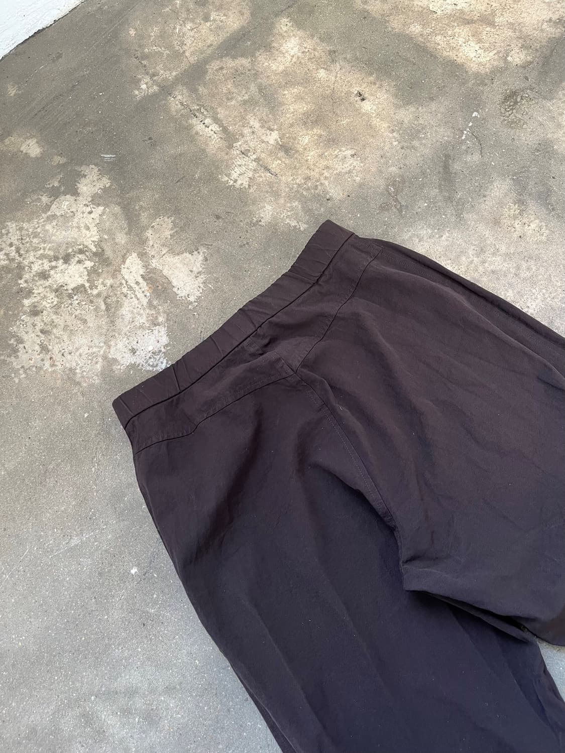 Issey Miyake 주름가공 브라운 팬츠 상품이미지5