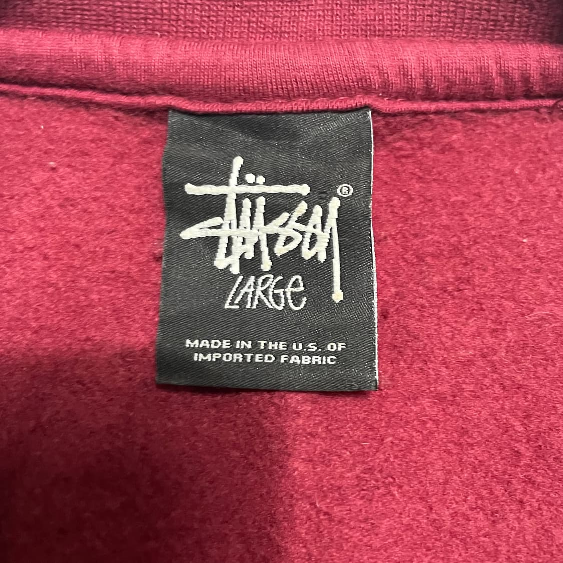 L 스투시 빅로고 월드투어 맨투맨 상품이미지4