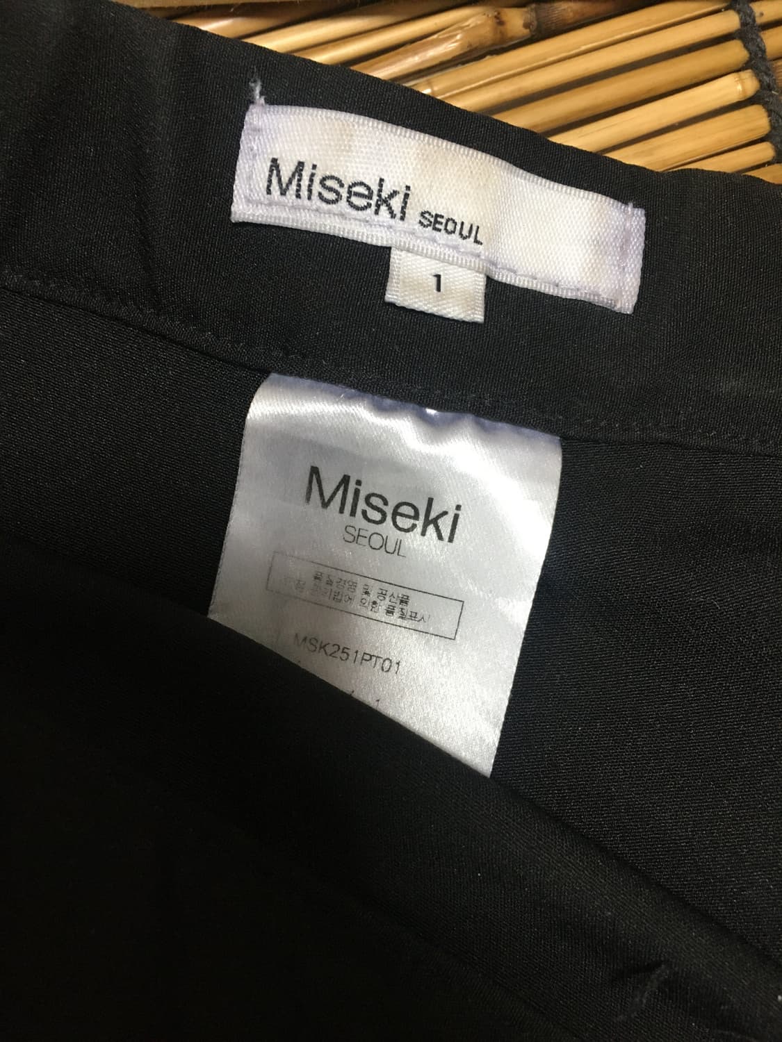 검은 슬랙스  상품이미지2