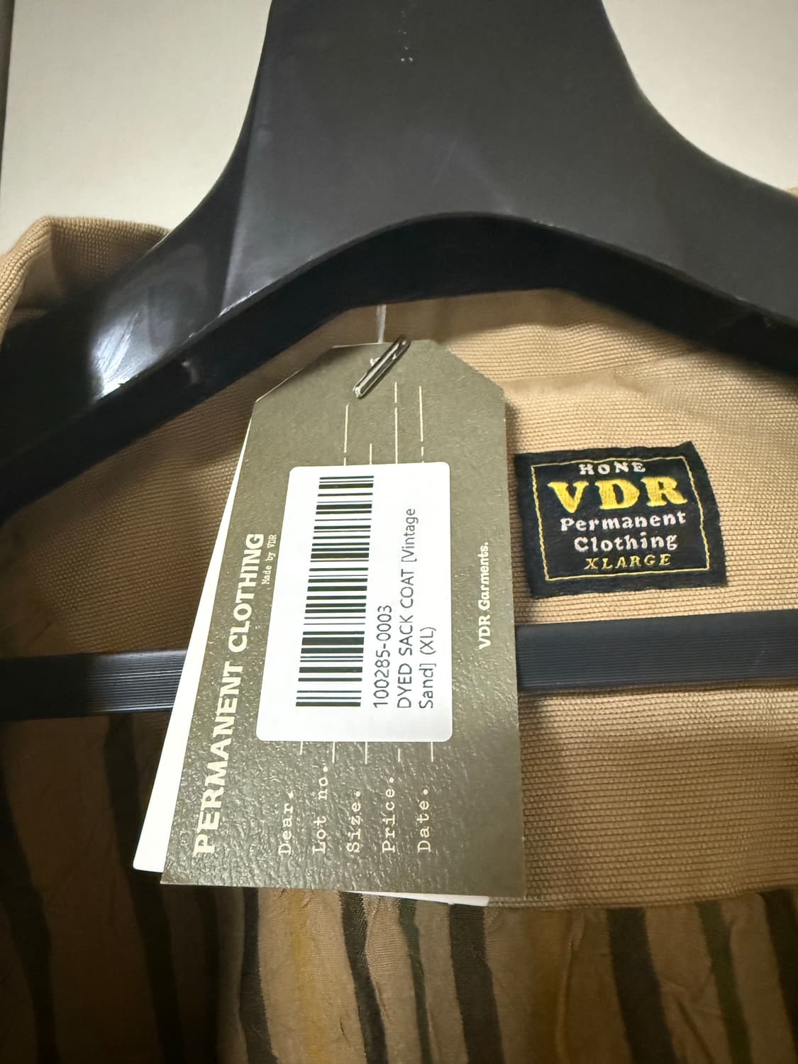 VDR dyed sack coat 상품이미지6