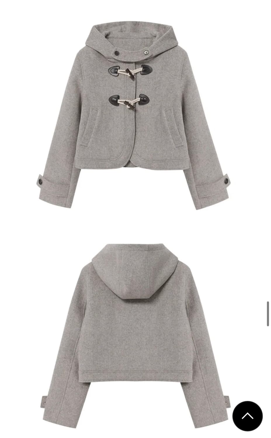 에트몽 후드 크롭 코트 / 떡볶이 코트 상품이미지2