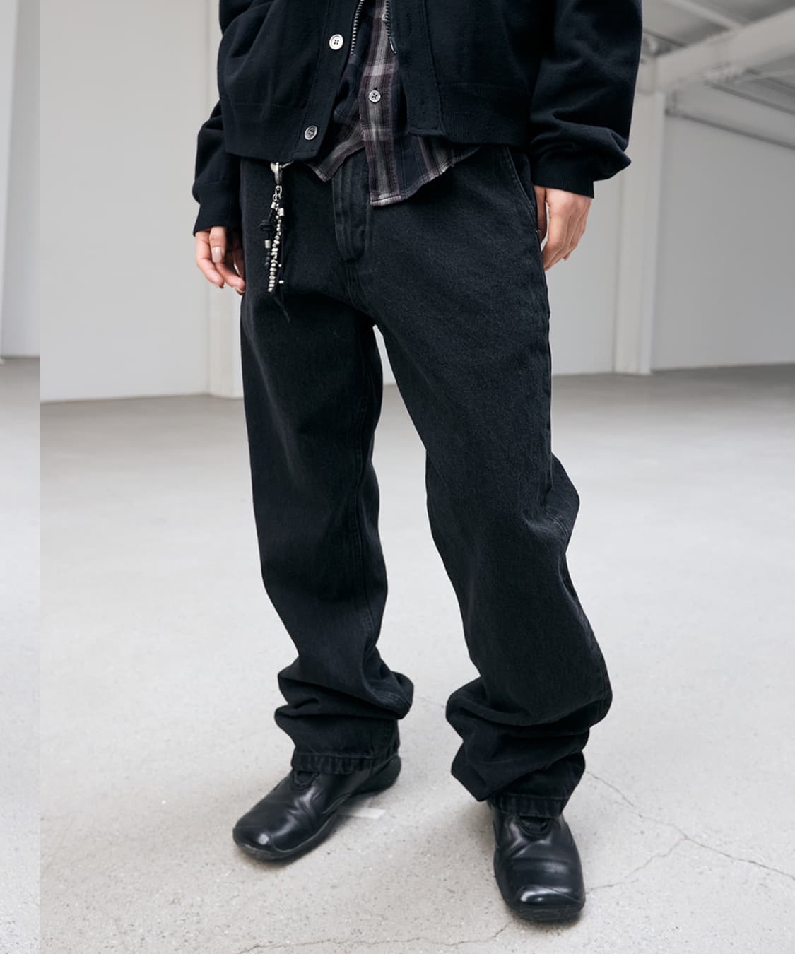 boots cut jeans black 상품이미지2