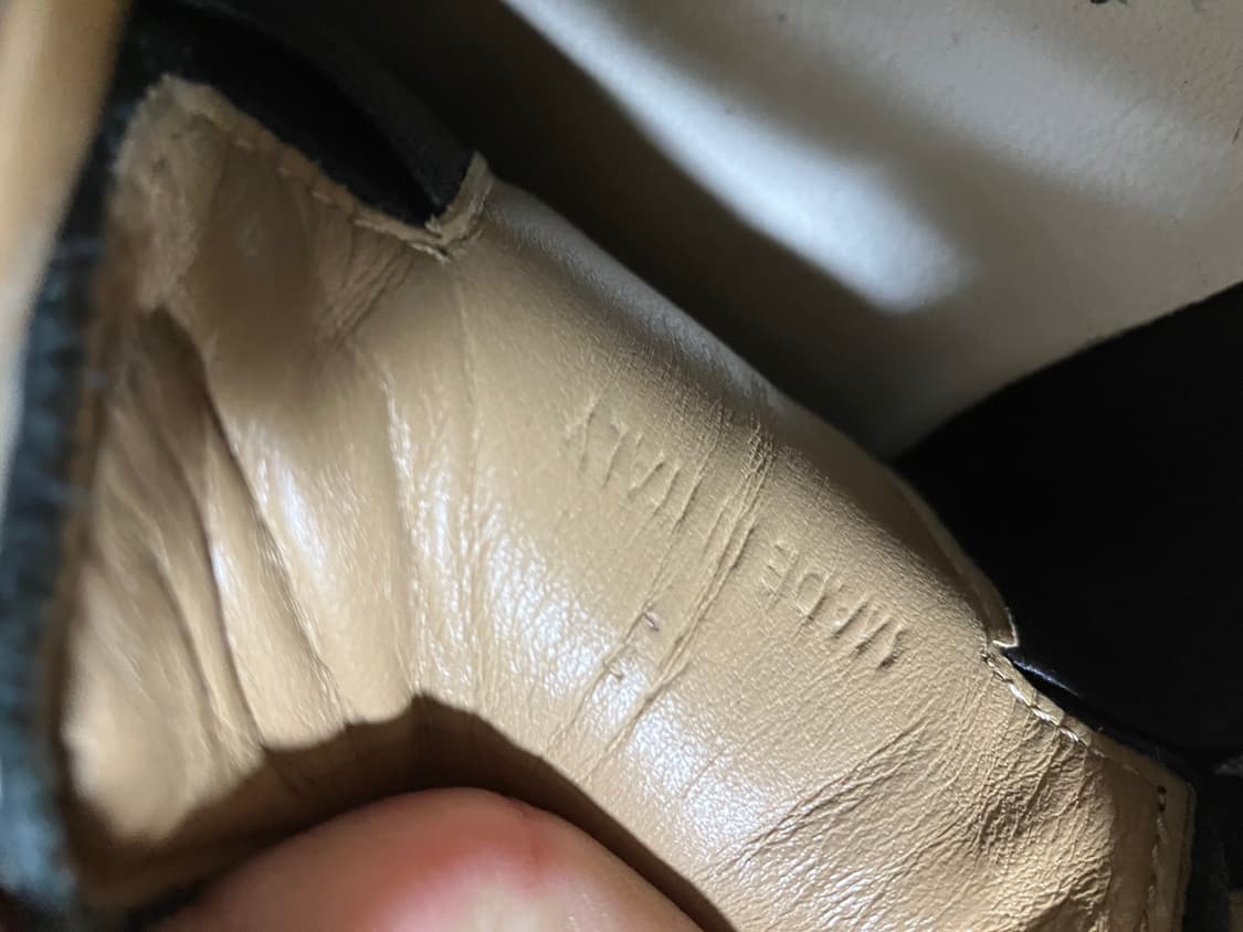 Margiela 독일군 페인티드 레플리카 블랙슈즈 43 상품이미지9