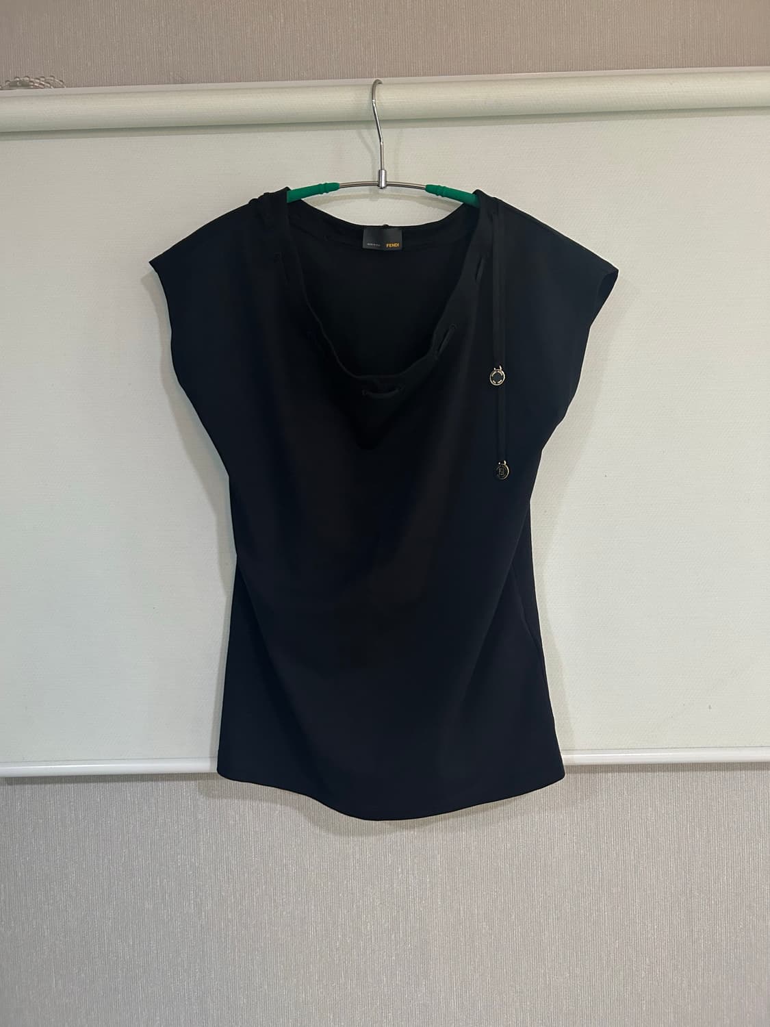 펜디 블랙 실크 탑38 상품이미지1