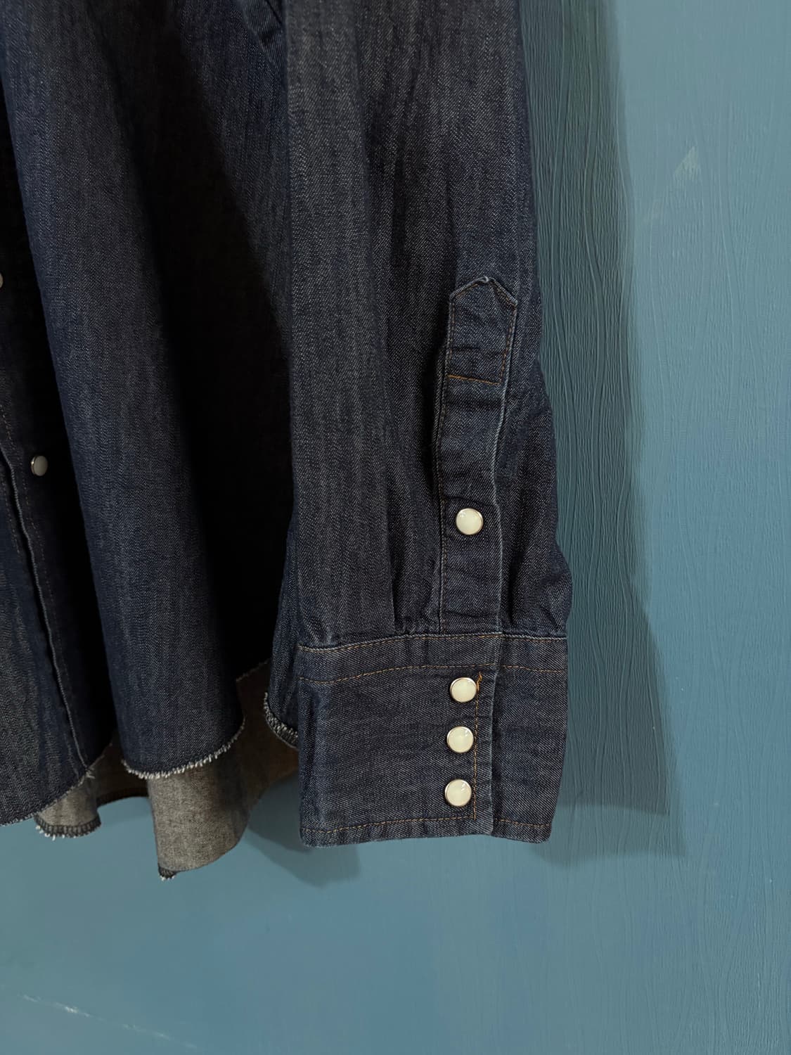 00‘s Wrangler Denim Western Shirt. 상품이미지5