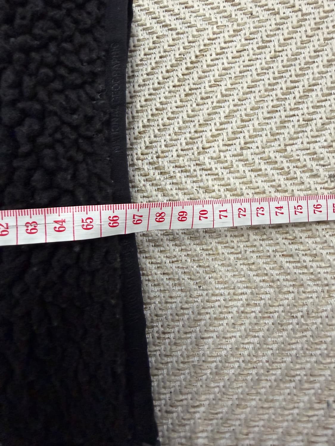 정품) 내셔널지오그래픽 검정색 뽀글이 플리스 후리스 S 상품이미지9