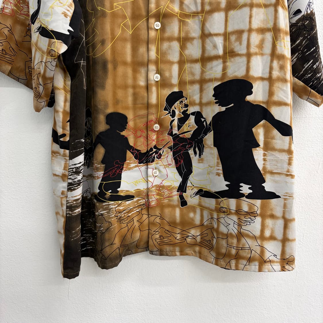 90s 플래티넘 푸부 빈티지 반팔셔츠(L) 상품이미지5