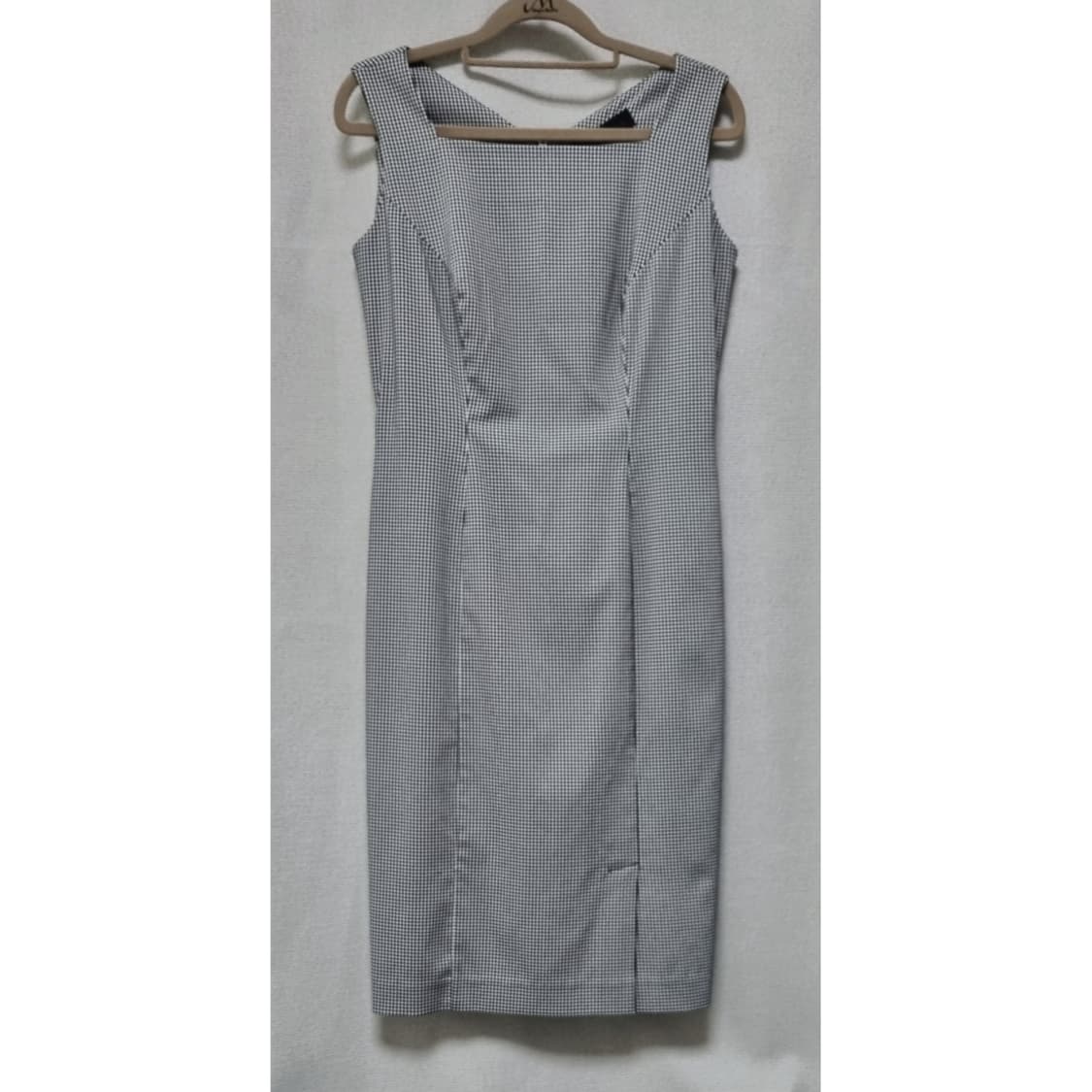 ITALIANA 체크 롱 원피스 상품이미지1