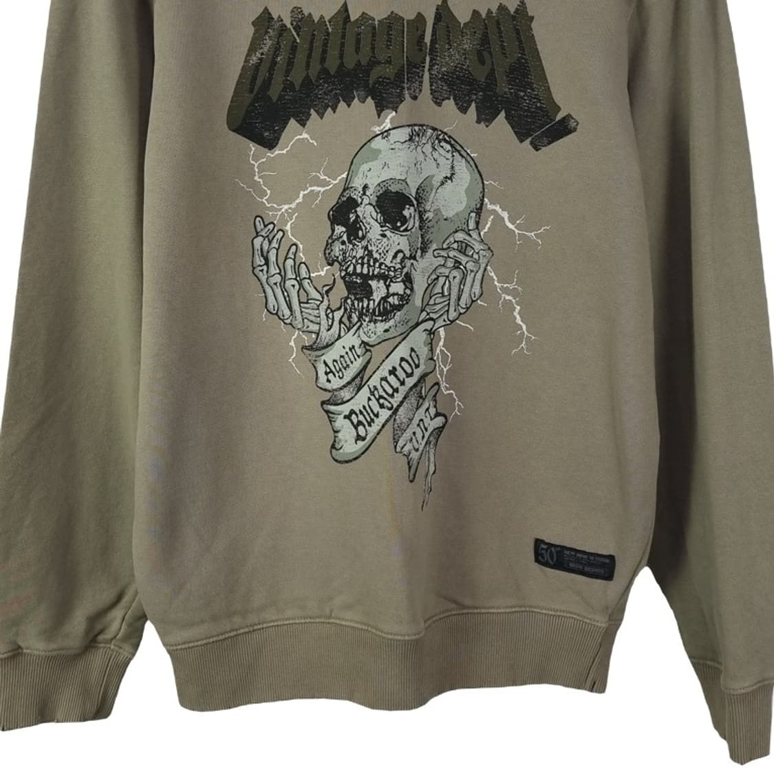 [버커루] 빈티지 가공 그래픽 프린팅 맨투맨 M18621 상품이미지5