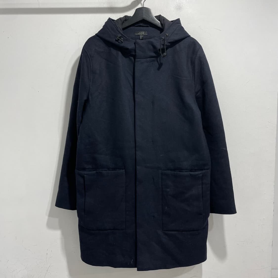 코스 캐시미어 미니멀 후드 코트 상품이미지2