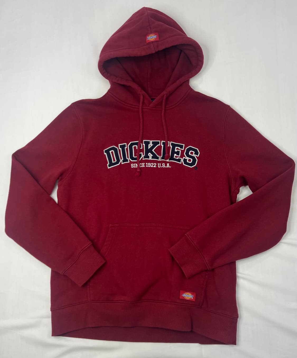 디키즈 버건디 기모 후드티 상품이미지1