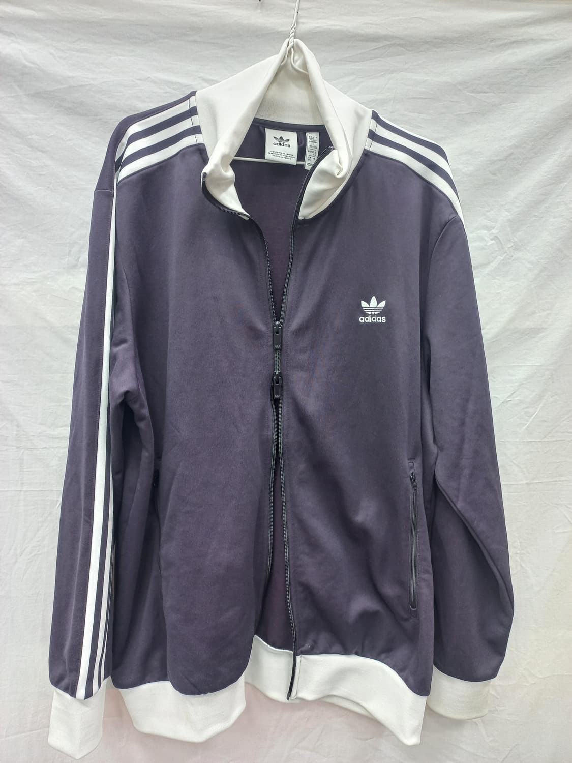 아디다스 클래식 베켄바우어 트랙 자켓 오로라 블랙  3XL 상품이미지4