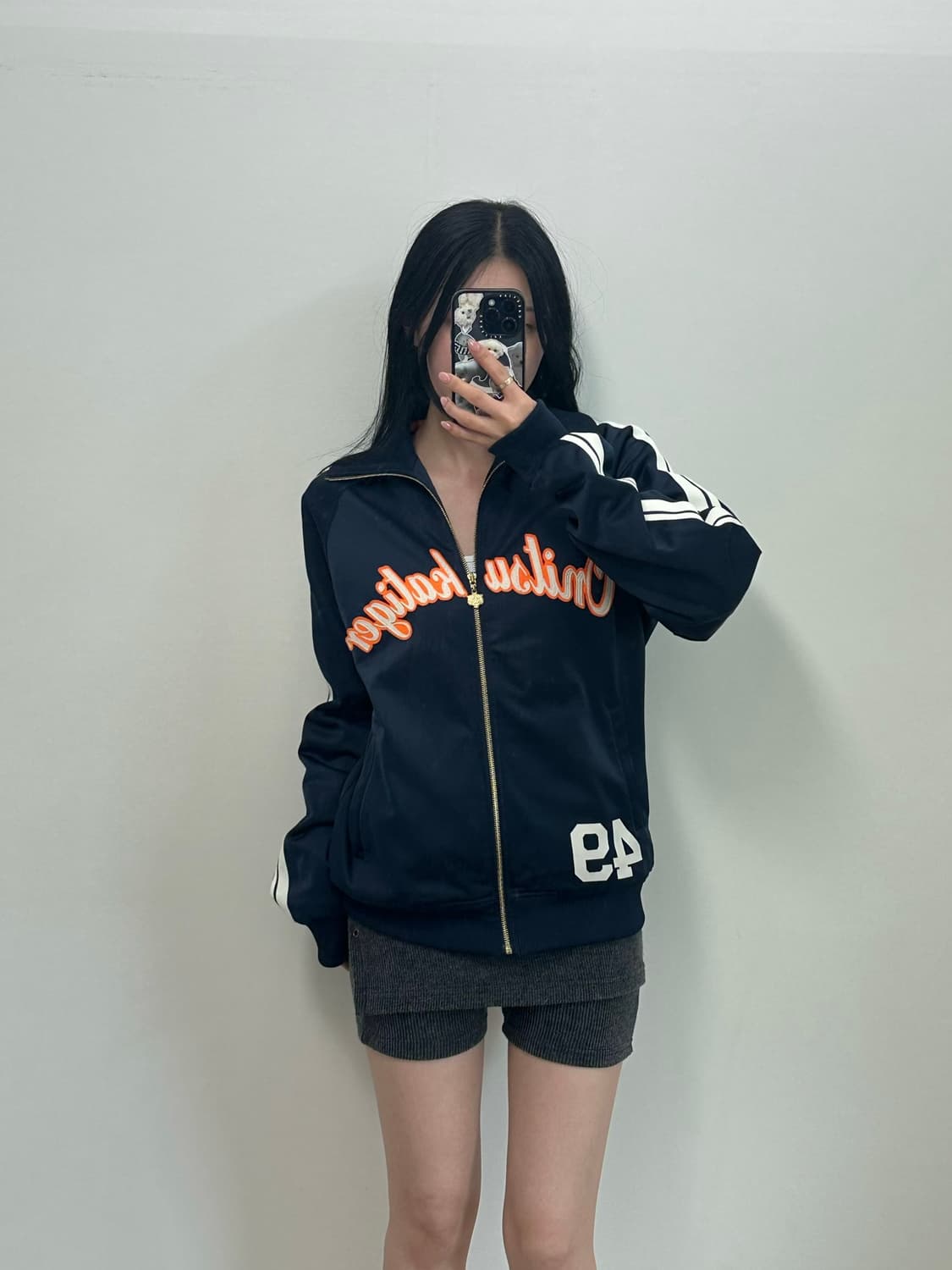 오니츠카타이거 네이비 트랙탑 져지 상품이미지1