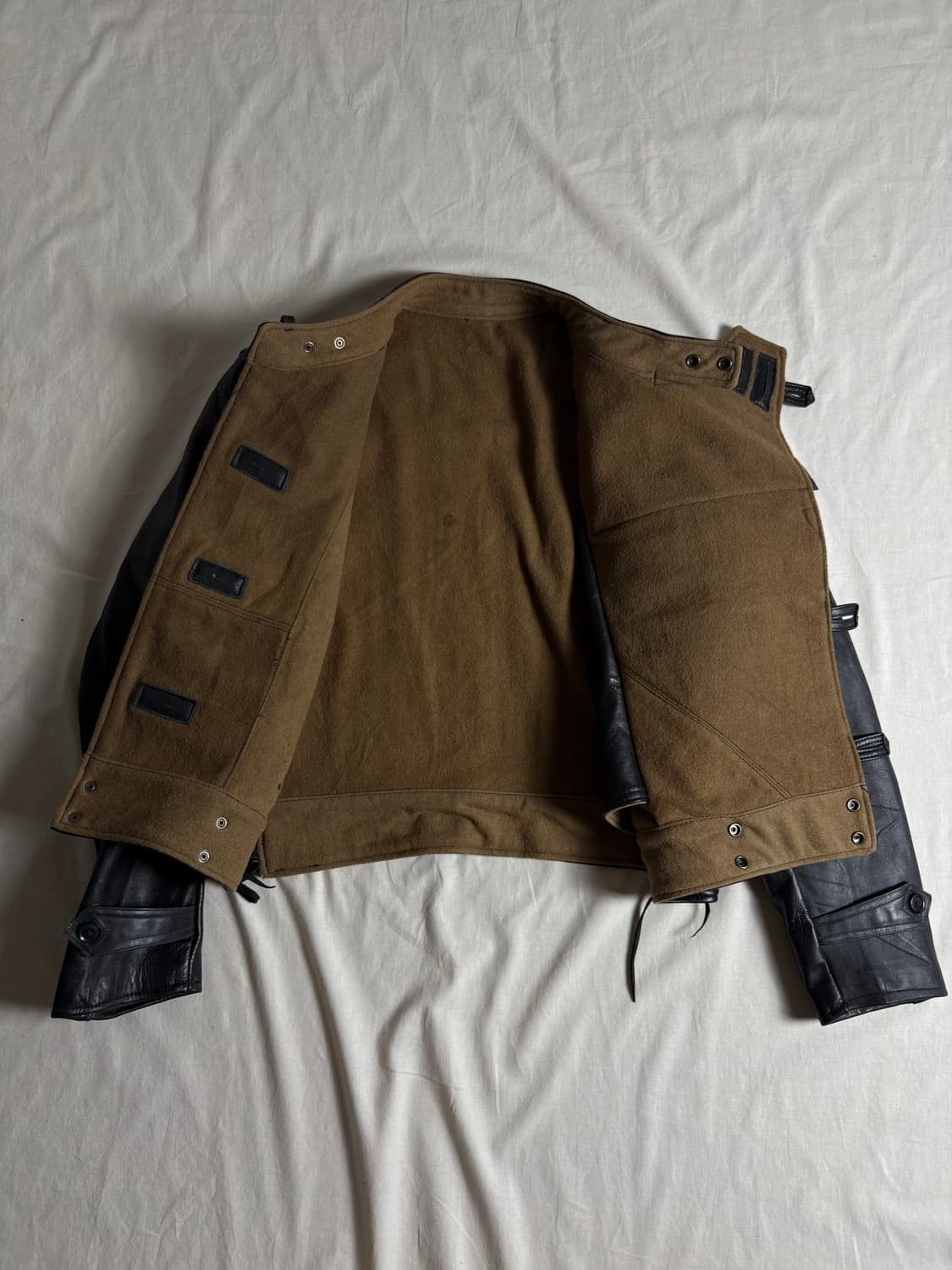 50s Sweden Tanker Genuine Leather Jacket 상품이미지3
