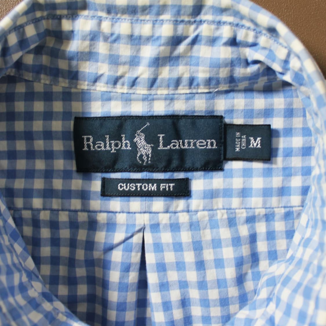 Polo 폴로 랄프로렌 블루 깅엄셔츠 상품이미지4