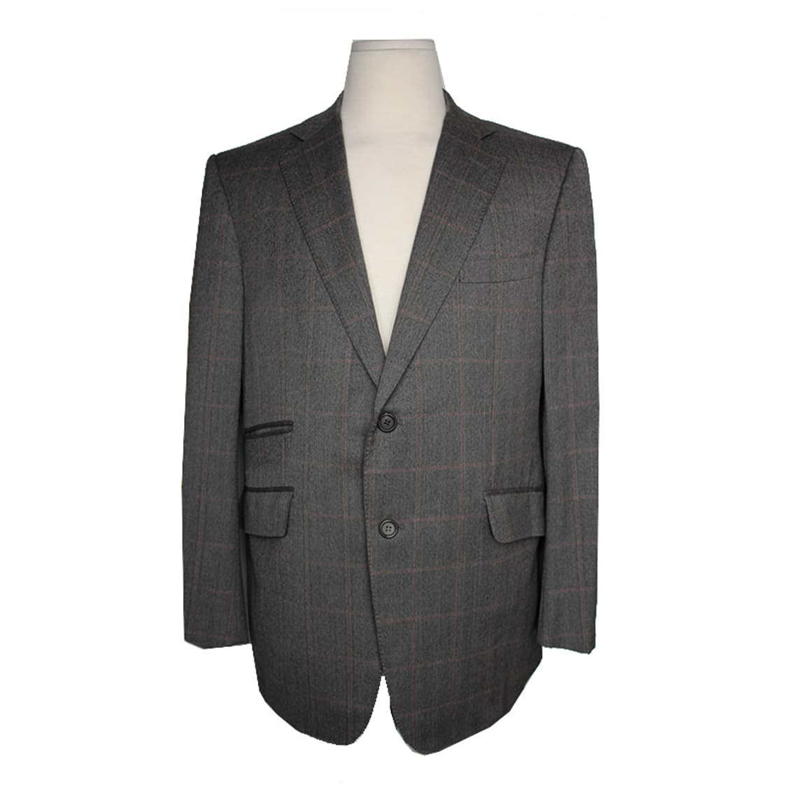 던힐 차콜그레이 순모 체크 남성 자켓 100 상품이미지1