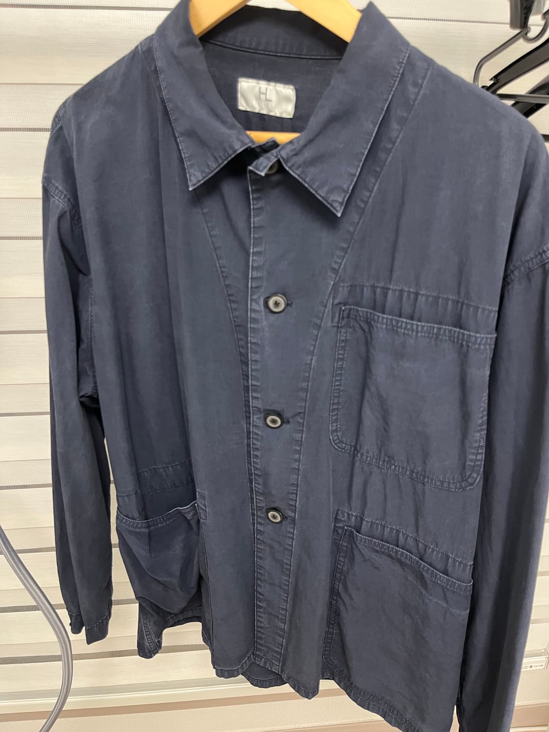 [2]HERILL 헤릴 네이비 커버올 워크자켓 상품이미지1