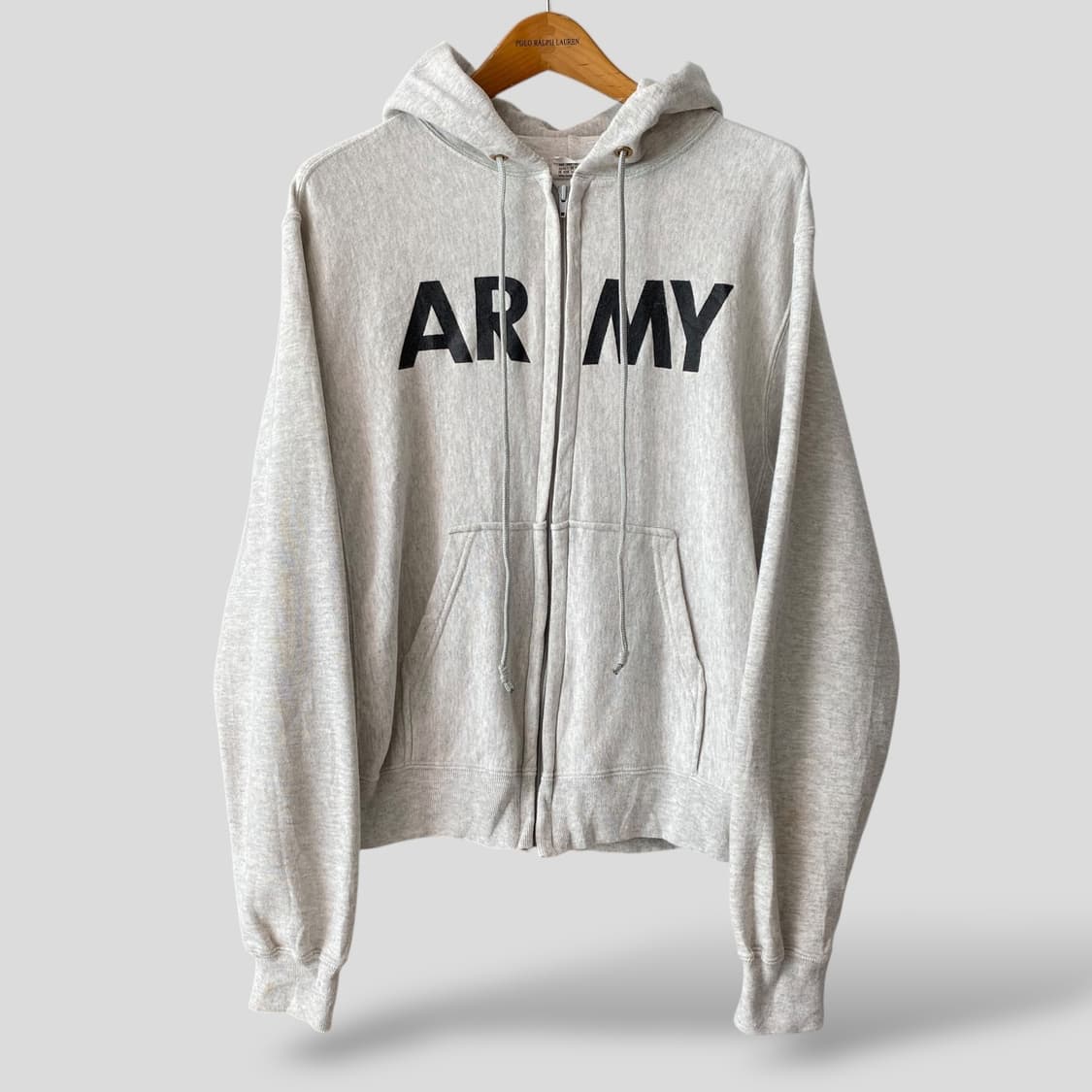 (M)미군 ARMY 스웨트 후드집업 상품이미지1