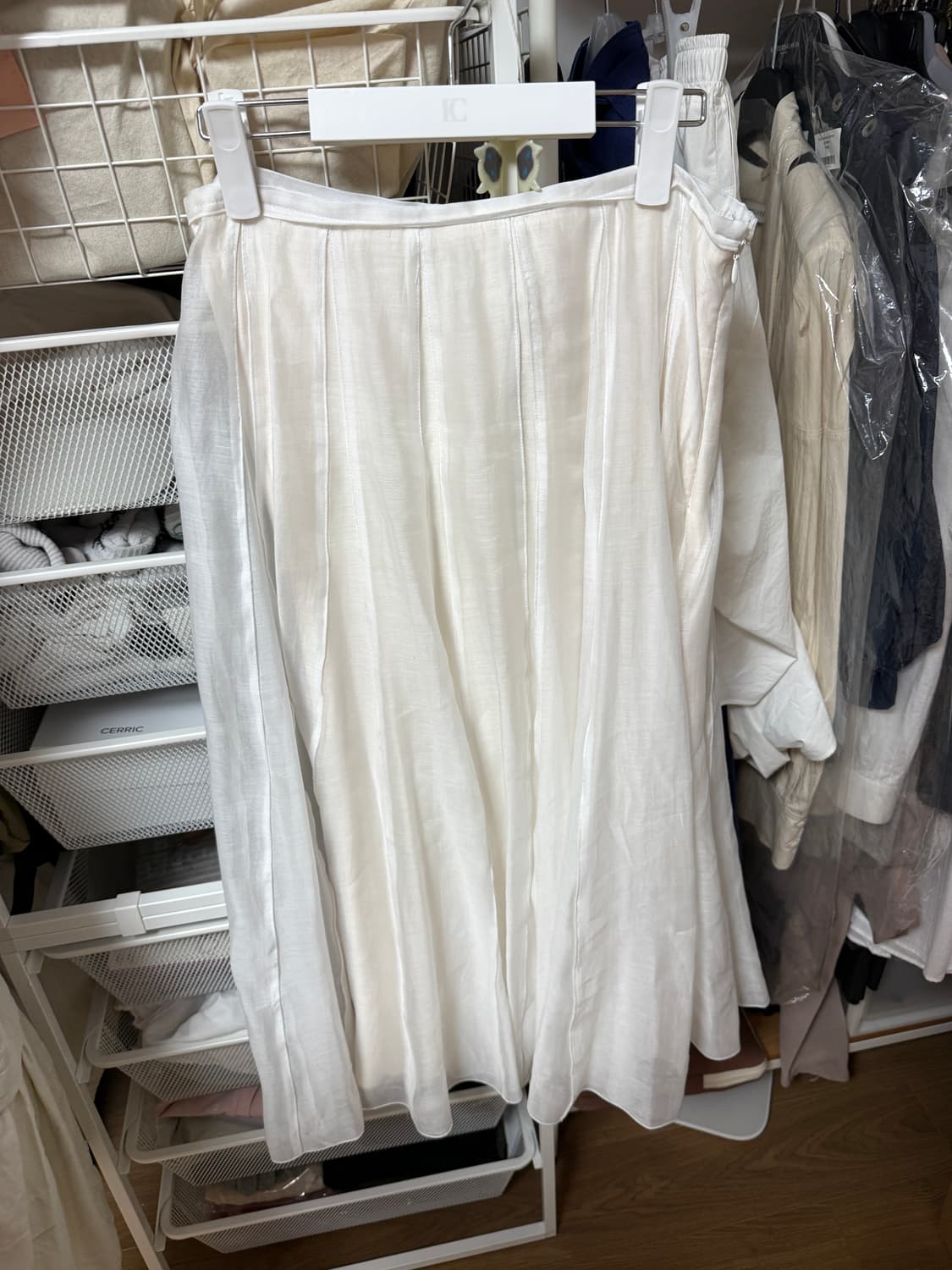 자라 플루이드 콤비 스커트 M 상품이미지6