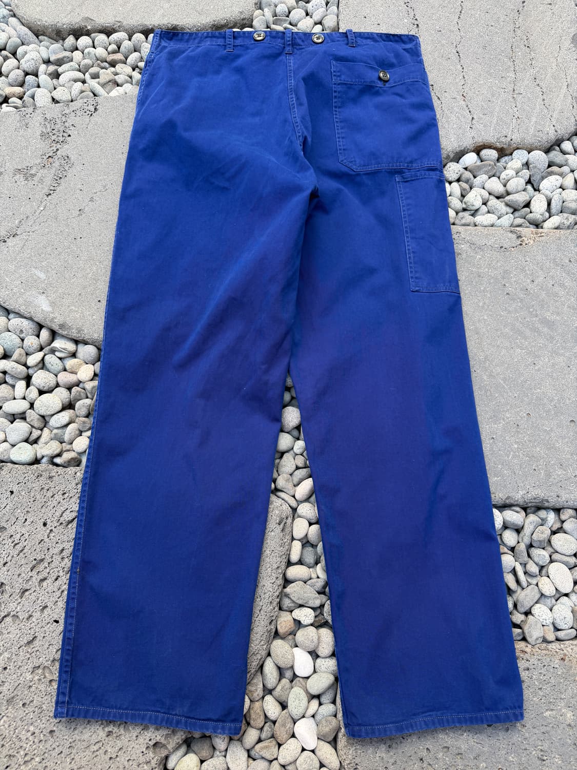 1970s FRIENDSHIP NAVY INK BLUE 프렌치워크팬츠 상품이미지2