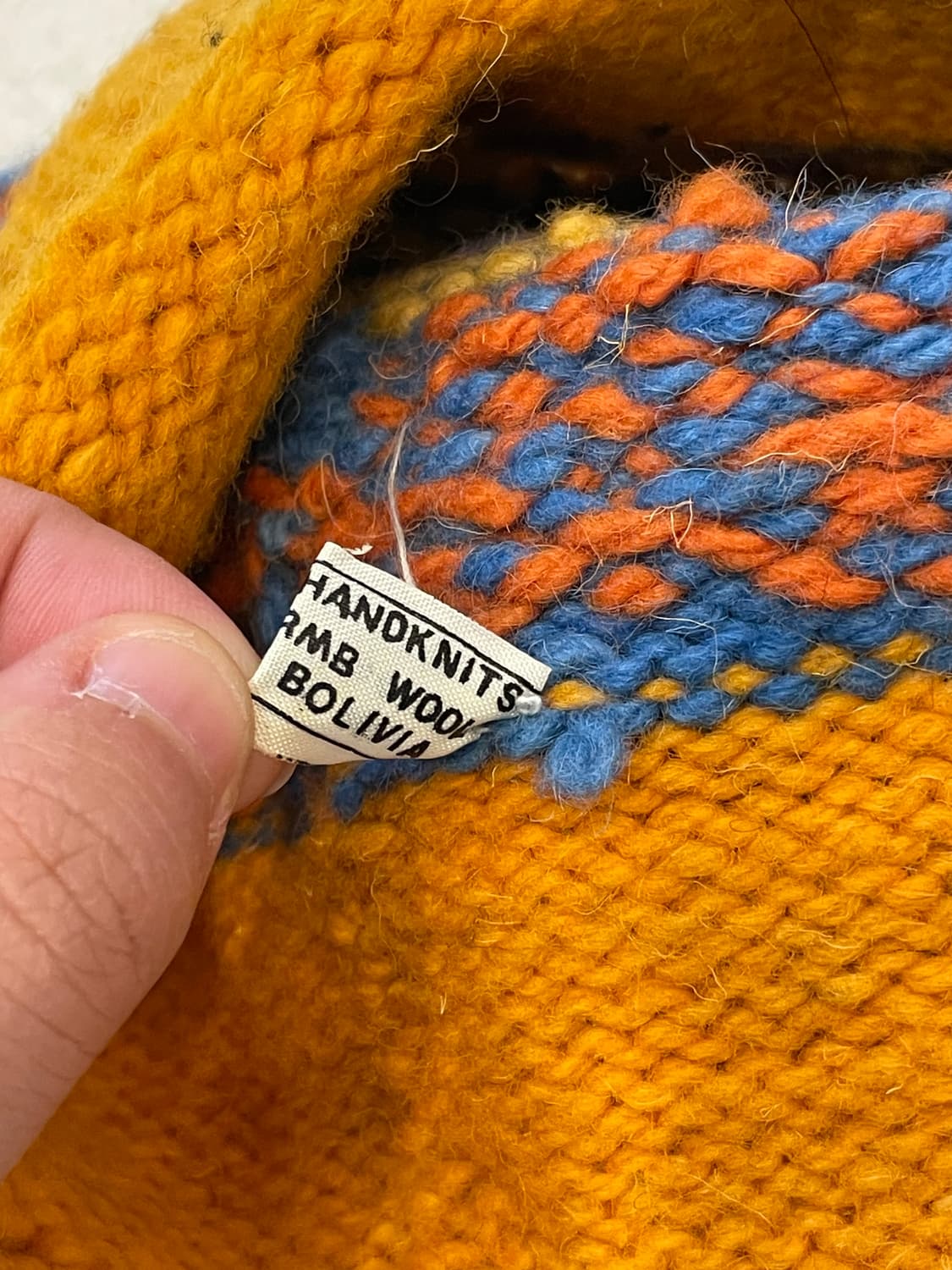 빈티지 램스울비니 옐로우 상품이미지4