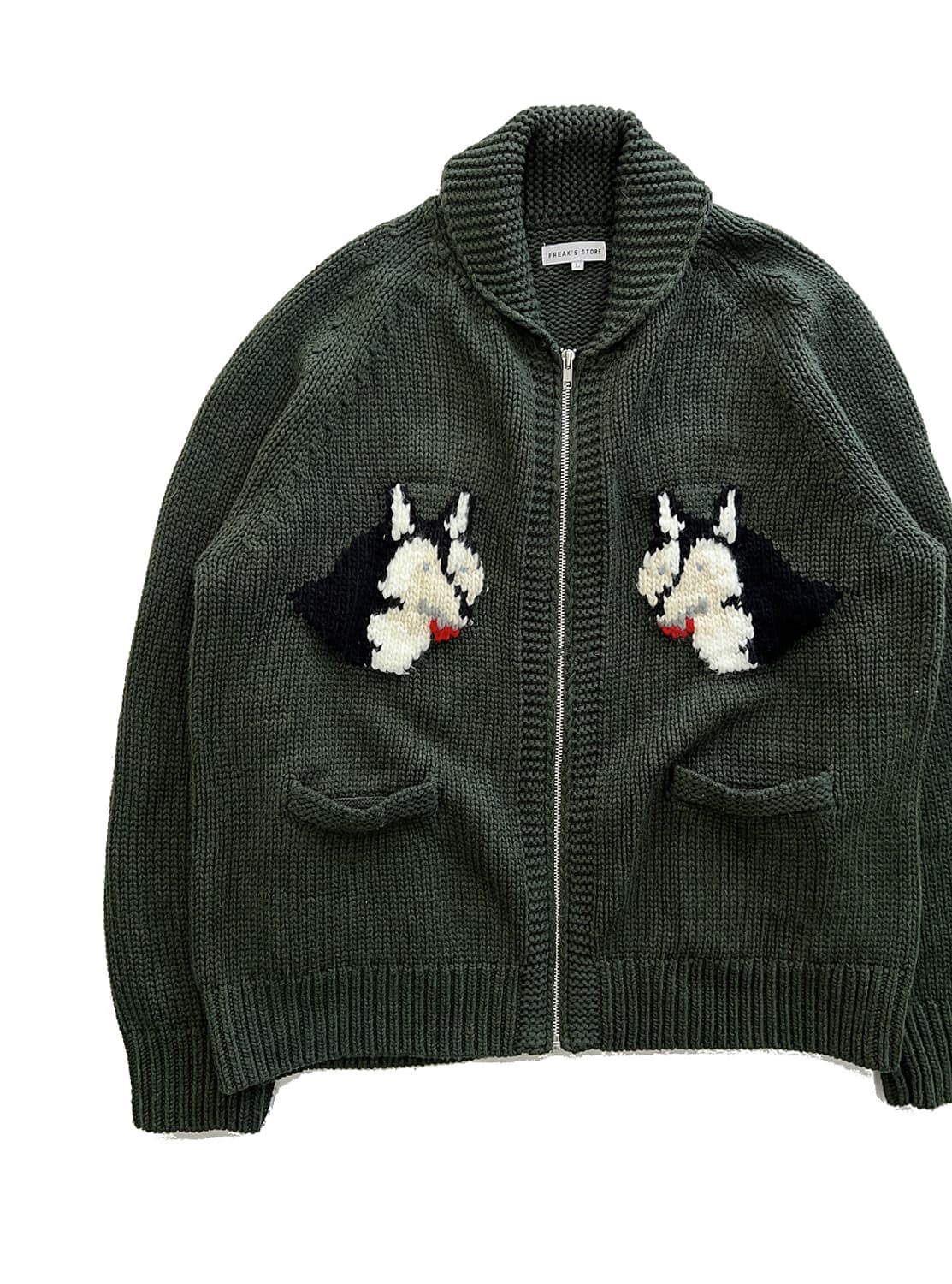 프릭스스토어 허스키 니트집업 상품이미지3