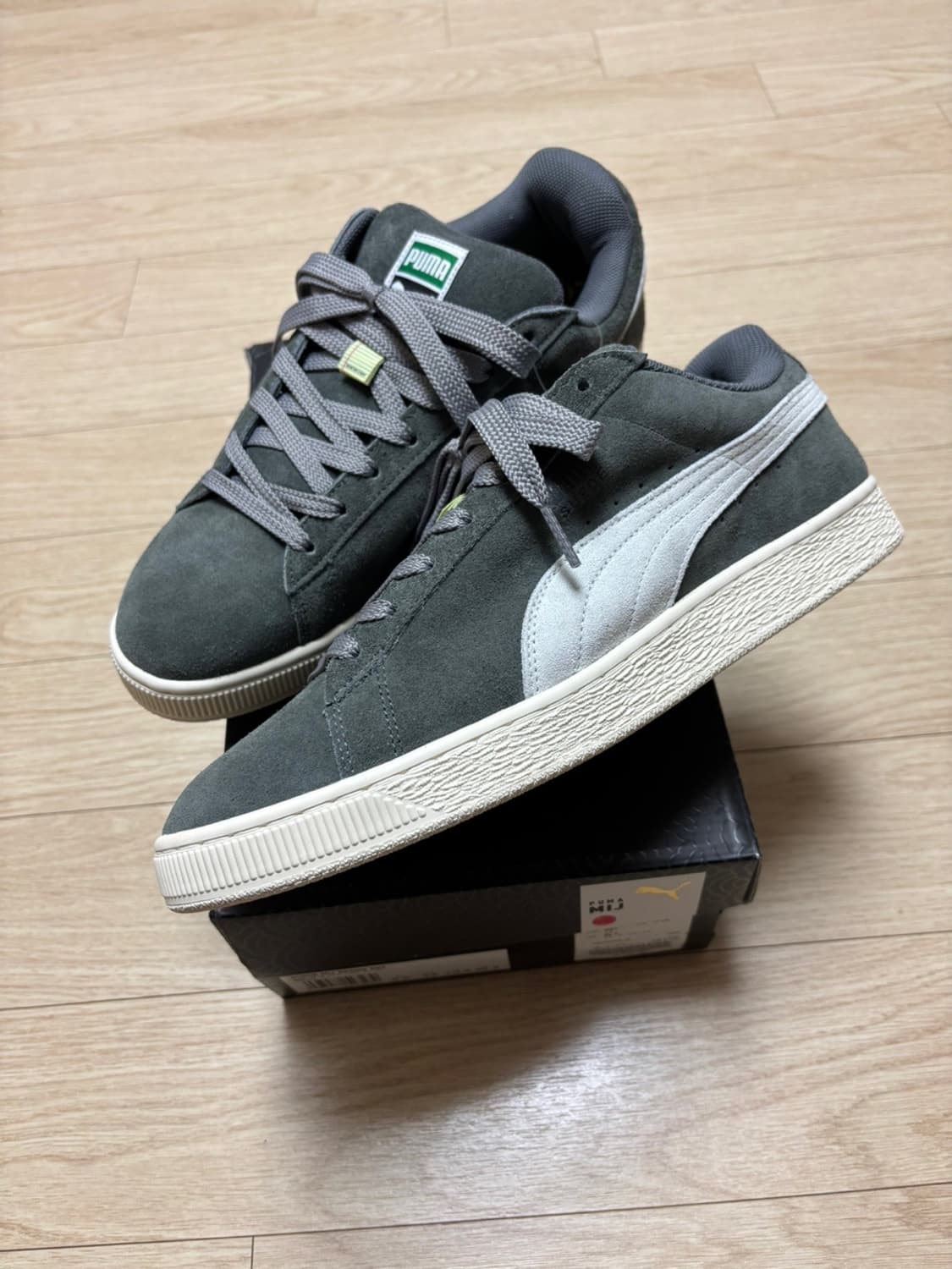 SSZ x PUMA SUEDE MIJ 그레이 285 상품이미지5