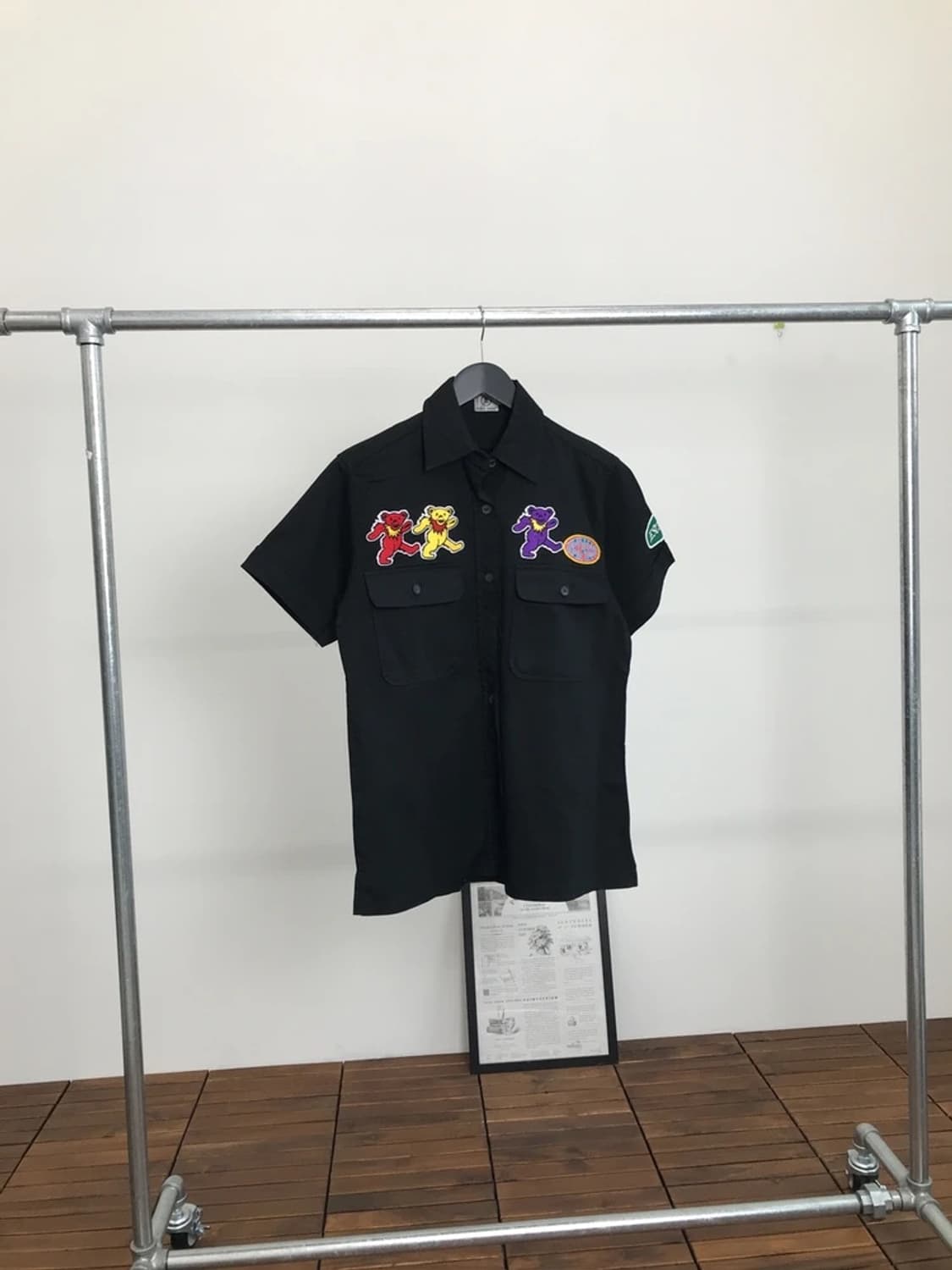 Girls Basic Patch Work Shirt 상품이미지3