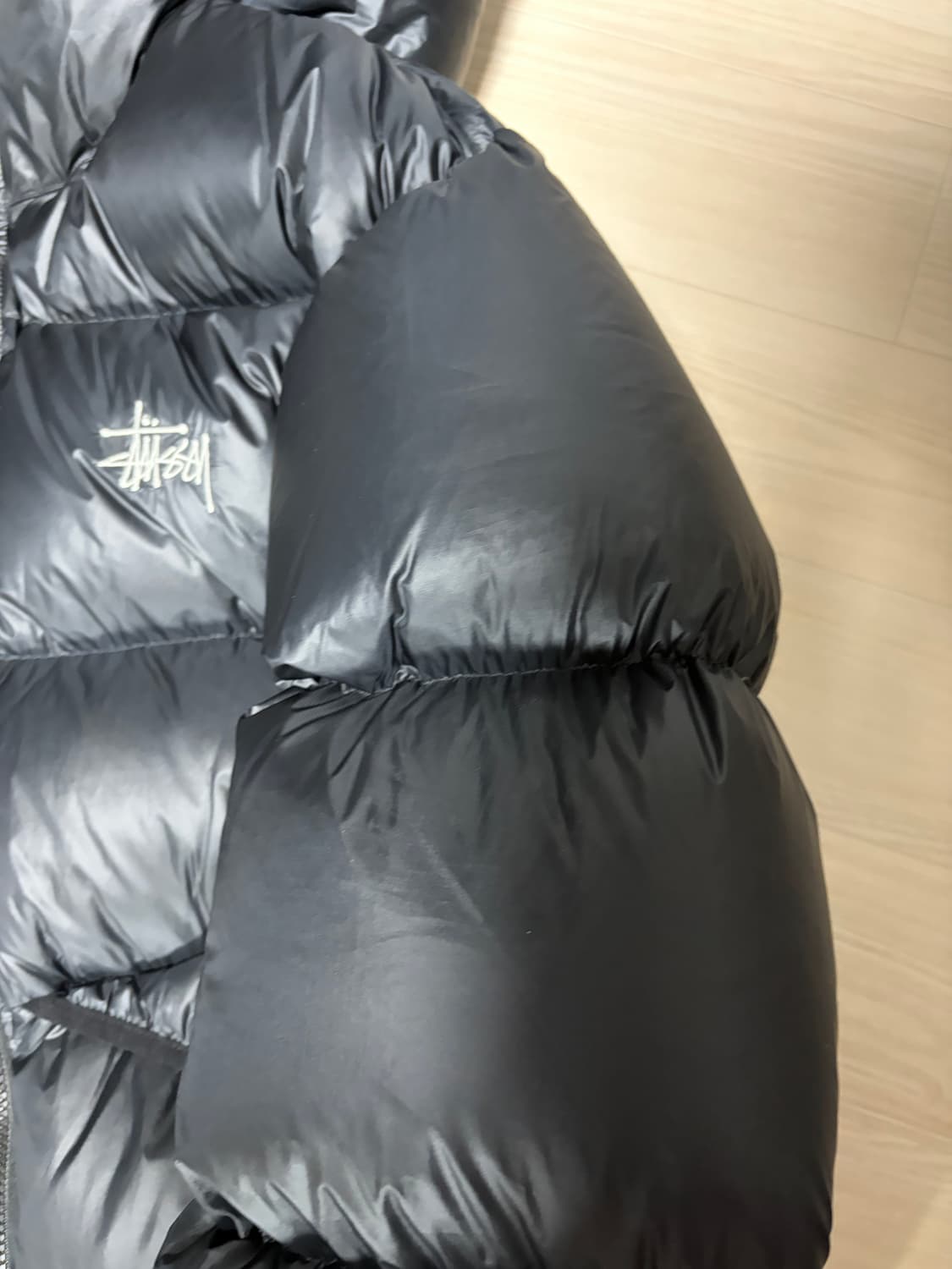 스투시 다운 마이크로 립스탑 패딩 L사이즈 상품이미지6