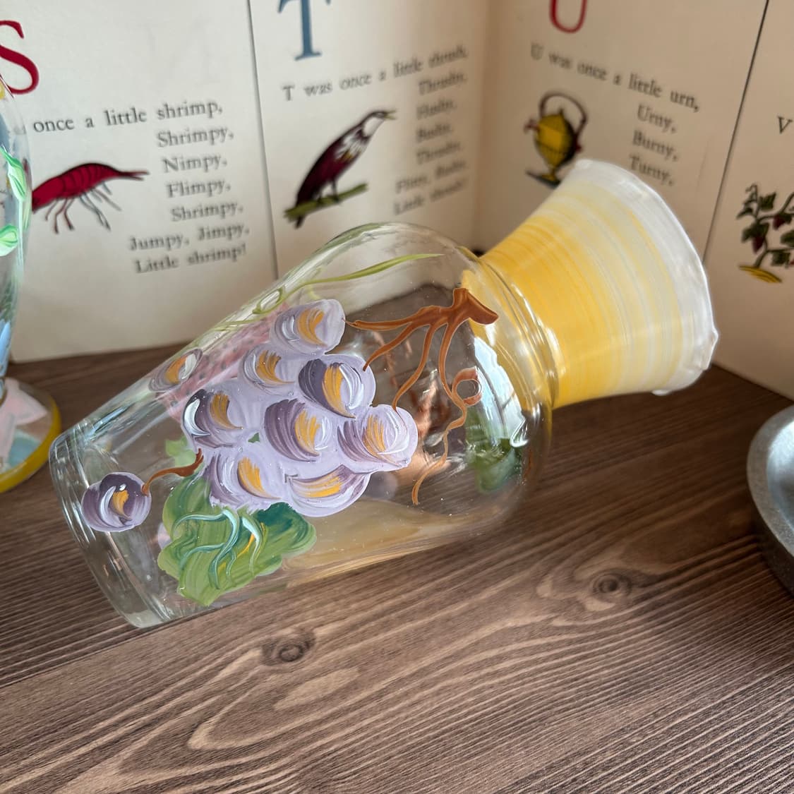 핸드페인티드 미국 빈티지 화병 오브제  상품이미지8