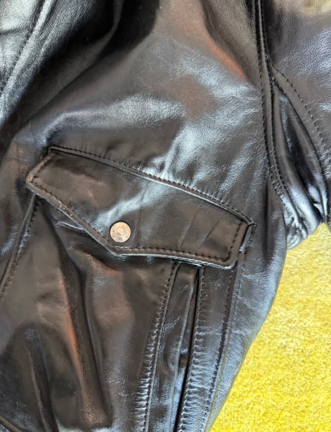 Schott NYC 블랙 가죽 자켓 L 상품이미지4