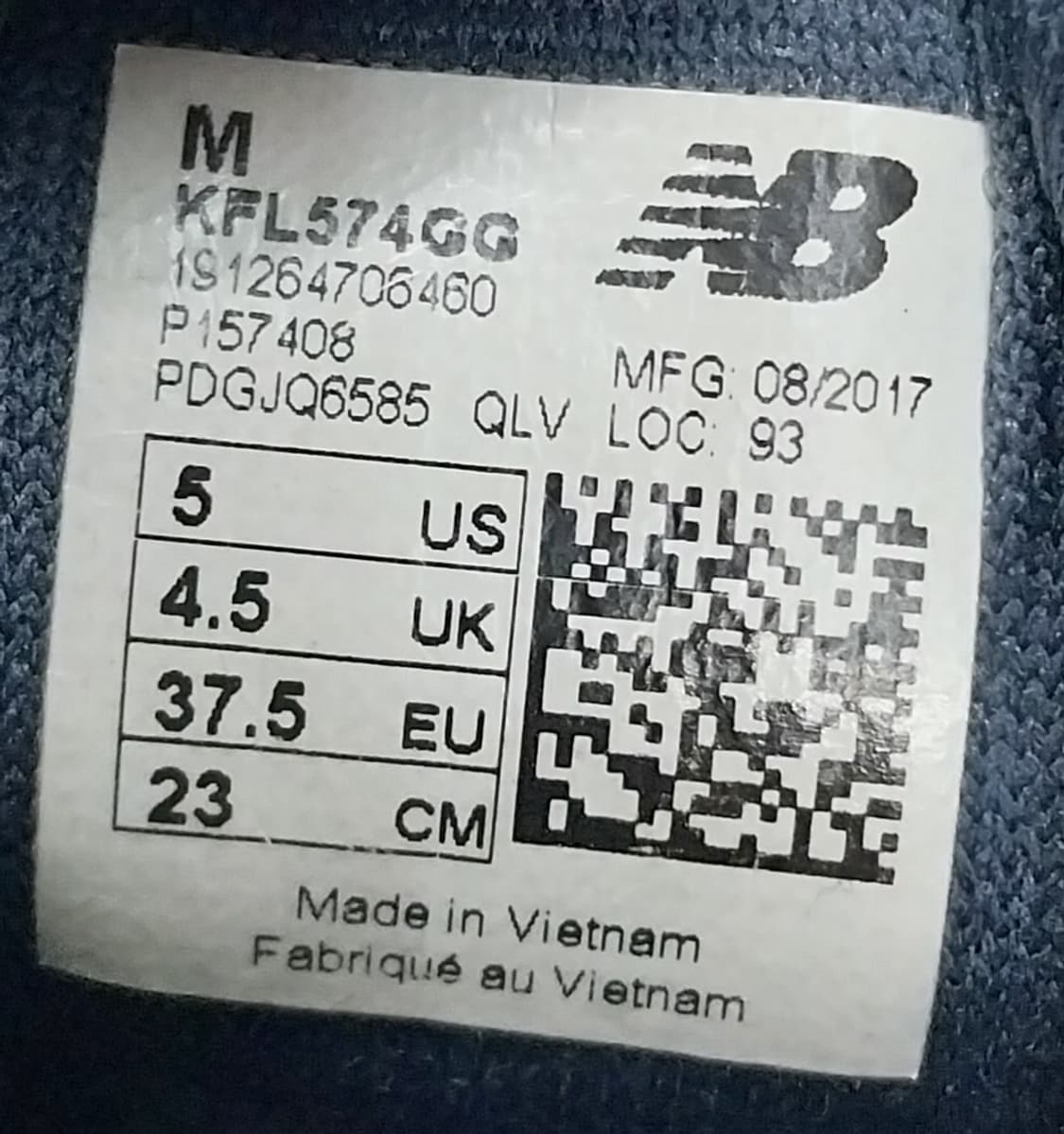 뉴발란스 574 올블랙 230mm 상품이미지9