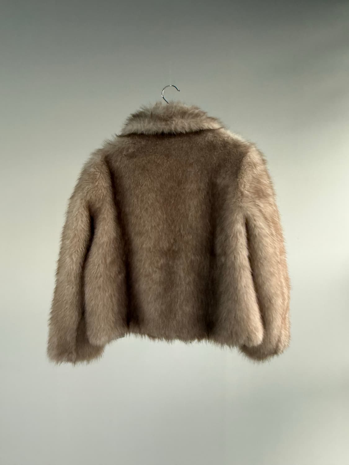 베이지 에코퍼 자켓 66까지가능 상품이미지4