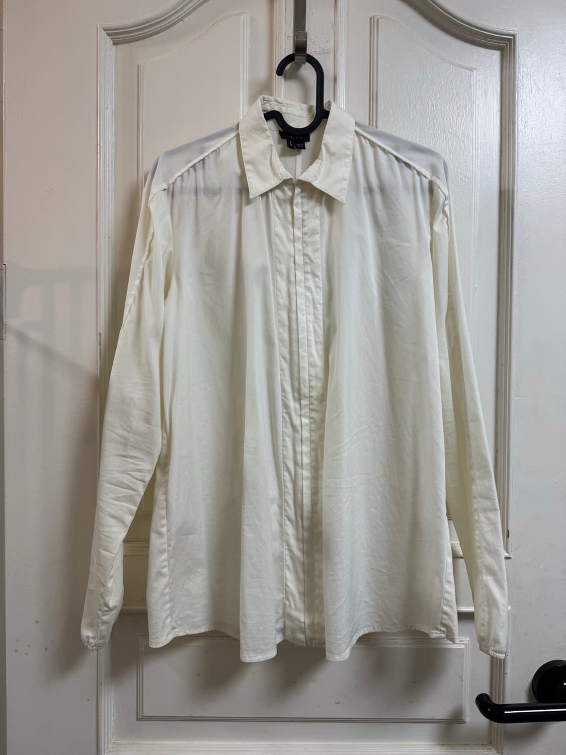 띠어리 아이보리 지퍼 셔츠 상품이미지1