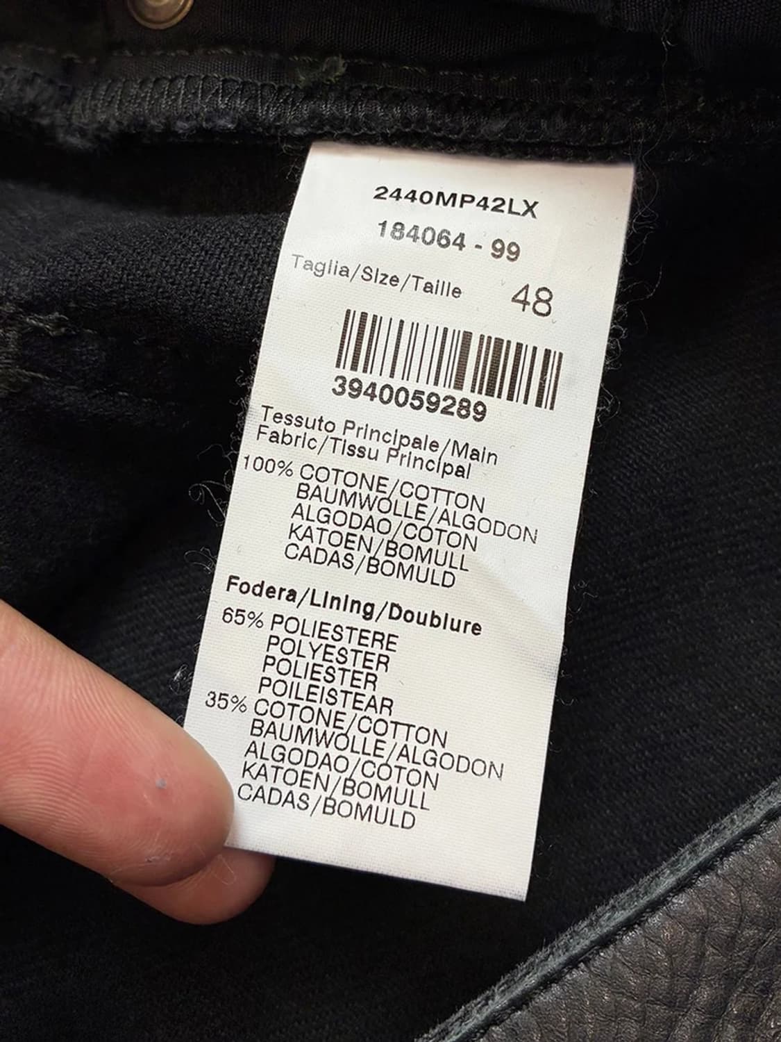 MSGM 17FW 프린트 로고 스트레이트 데님 팬츠 PN5680 상품이미지10