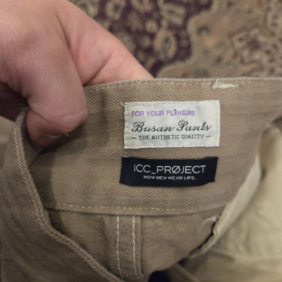 반츠 m-47팬츠 frnech army cargo pants xl사이즈 상품이미지4